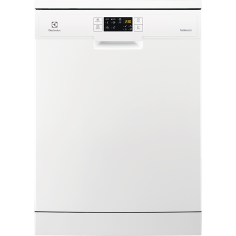 Masina de spalat vase Electrolux ESF9516LOW, Independenta, 14 seturi, AirDry, Sertar MaxiFlex, Latime 60 cm, 6 programe, Motor Inverter, Afisaj digital, Culoare Alb