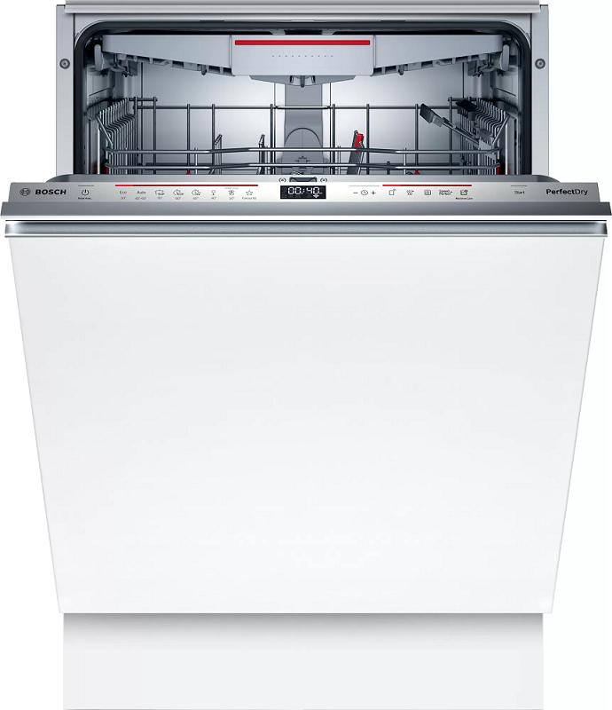Mașina de spălat vase complet încorporabilă Bosch SBH6ZCX42E, 14 seturi, 8 programe, Sertar tacâmuri, Wi-Fi, 60 cm