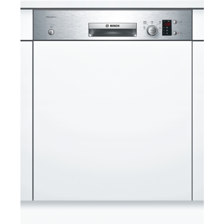 Masina de spalat vase Bosch SMI25AS00E, Partial incorporabila, Serie 2, 60 cm, 12 seturi, 5 programe, Inox