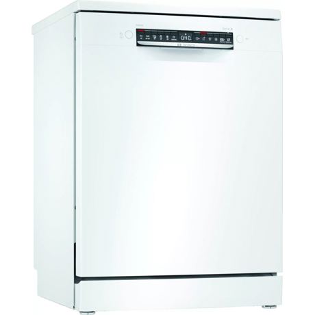 Mașina de spălat vase independentă Bosch SMS4HVW33E, 13 seturi, 6 programe, Display, Sertar tacâmuri Vario, Wi-Fi, 60 cm, Alb