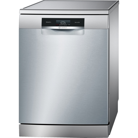 Masina de spalat vase Bosch SMS88TI36E, Independenta, Serie 8, 60 cm, 13 seturi, Zeolith Drying system, display TFT, 8 programe, silver inox anti-amprenta