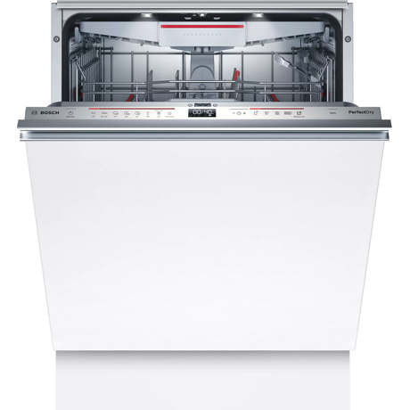 Mașina de spălat vase complet încorporabilă Bosch SMV6ZCX49E, 14 seturi, 8 programe, Sertar tacâmuri, TimeLight, Wi-Fi, 60 cm