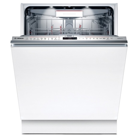 Mașina de spălat vase complet încorporabilă Bosch SMV8YCX03E, 14 seturi, 8 programe, Display TFT, HygienePlus, Home Connect, Sertar tacamuri, 60 cm