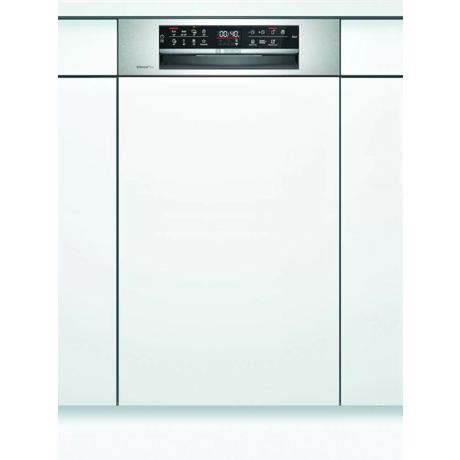 Mașina de spălat vase partial încorporabilă Bosch SPI6EMS23E, 10 seturi, 8 programe, PiezoTouchControl, Sertar tacâmuri VarioPro, Wi-Fi, 45 cm