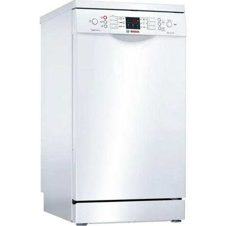 Masina de spalat vase Bosch Serie 4 SPS46IW07E SuperSilence, Independenta, 45 cm, 9 seturi, 6 programe, VarioSpeed Plus, HygienePlus, ExtraDry, Alb