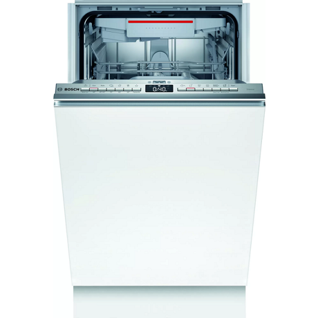 Mașina de spălat vase complet încorporabilă Bosch SPV4XMX20E, 10 seturi, 6 programe, InfoLight, Wi-Fi, Sertar tacâmuri Vario, 45 cm