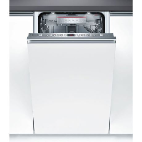 Masina de spalat vase Bosch Serie 6 SPV66TD00E Super Silent, Total incorporabila, 45 cm, 10 seturi, 6 programe, DoorOpen Assist, VarioSpeed Plus, Emotionlight, Panel comanda inox