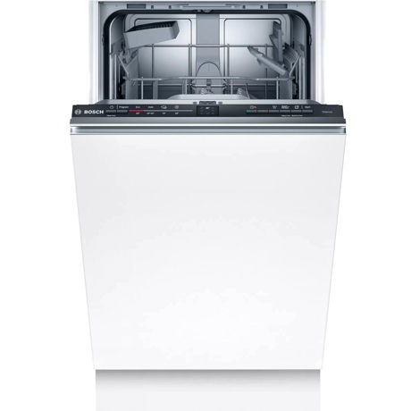 Masina de spalat vase complet incorporabila Bosch SRV2HKX39E, 9 seturi, 4 programe, InfoLight, Igienizare masina, 45 cm