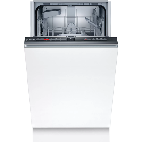 Mașina de spălat vase complet încorporabilă Bosch SRV2IKX10E, 9 seturi, 4 programe, InfoLight, Igienizare masina, 45 cm