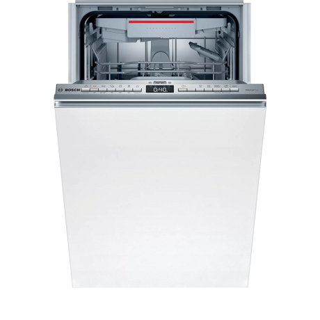 Mașina de spălat vase complet încorporabilă Bosch SRV4HMX61E, 10 seturi, 6 programe, Display, InfoLight, Sertar tacamuri, 45 cm