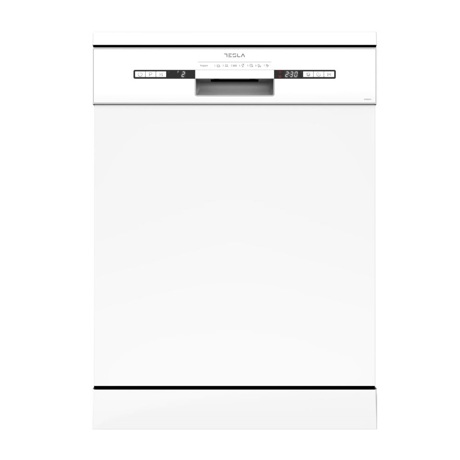 Masina de spalat vase Tesla WD660M, Independenta, 12 seturi, 7 programe, Incarcare la jumatate, 60 cm, Alb