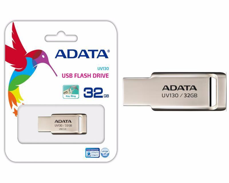 Memorie USB Flash Drive ADATA 32GB, UV130 ,USB2.0 golden Pret avantajos Ideall.ro