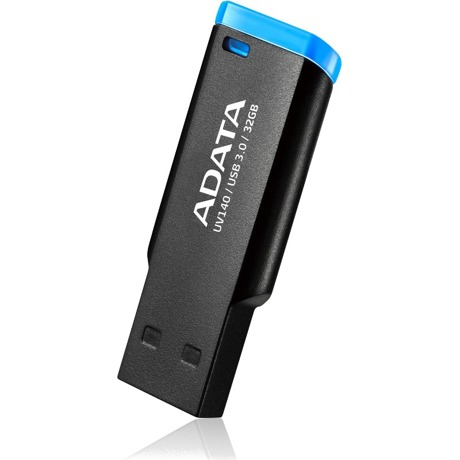 Memorie externa ADATA Small Clip UV140 32GB USB 3.0 Negru/Albastru