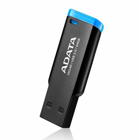 Memorie externa ADATA Small Clip UV140 64GB USB 3.0 Negru/Albastru