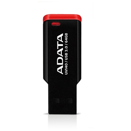 Memorie externa ADATA Small Clip UV140 64GB USB 3.0 Negru/Rosu