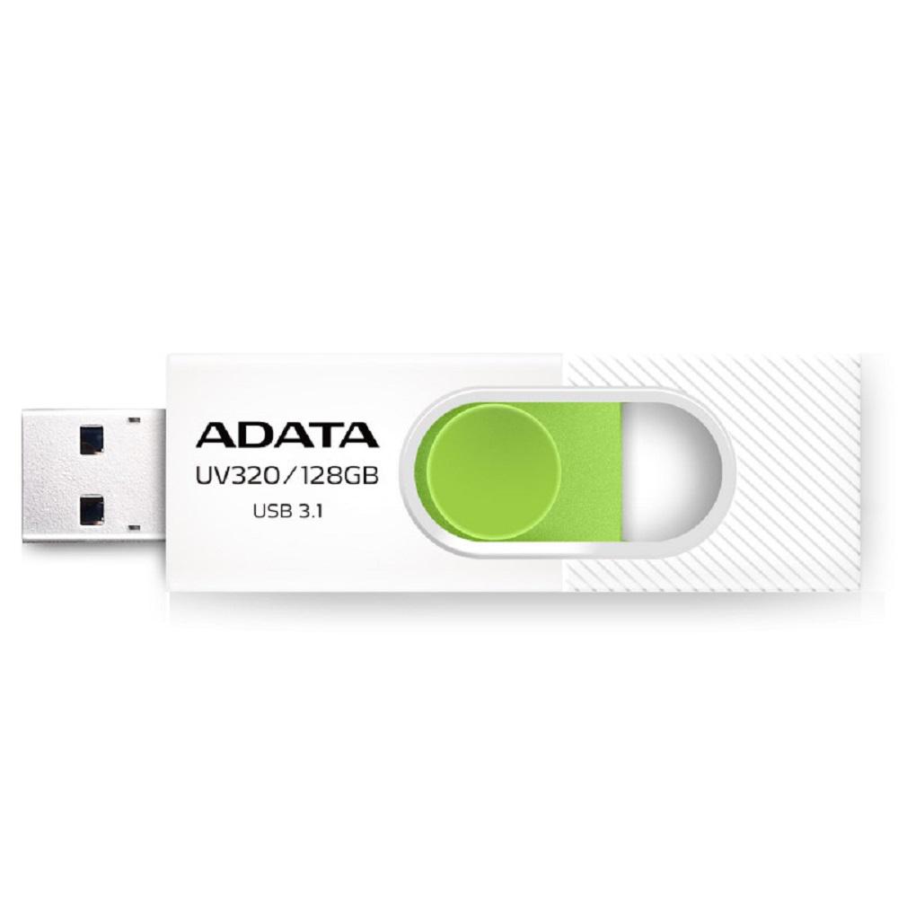 Memorie USB Flash Drive ADATA 32GB, UV320, USB2.0, alb/verde