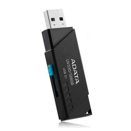 Memorie USB Flash Drive ADATA 32GB, UV330, USB3.1, retractabil, negru
