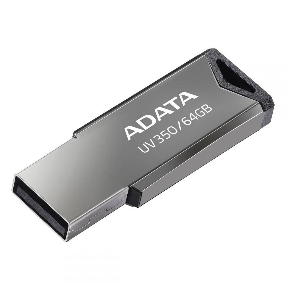 Memorie USB Flash Drive ADATA 64GB, UV350, USB 3.2, Gri