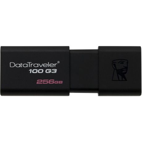 Memorie USB Flash Drive Kingston DataTraveler DT100G3 256GB, USB 3.0, Black