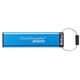 Memorie USB Flash Drive Kingston, 64GB, DT2000, USB 3.0, Keypad, Albastru