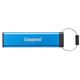 Memorie USB Flash Drive Kingston, 64GB, DT2000, USB 3.0, Keypad, Albastru