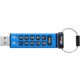 Memorie USB Flash Drive Kingston, 8GB, DT2000, USB 3.0, Keypad, Albastru