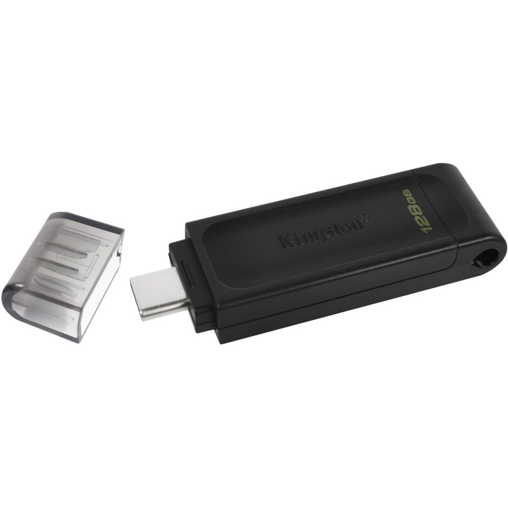Memorie USB Flash Drive Kingston DataTraveler 70, 128GB, USB 3.2 Gen1, Negru