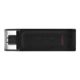 Memorie USB Flash Drive Kingston DataTraveler 70, 32GB, USB 3.2 Gen1, Negru