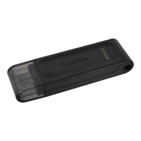 Memorie USB Flash Drive Kingston DataTraveler 70, 64GB, USB 3.2 Gen1, Negru