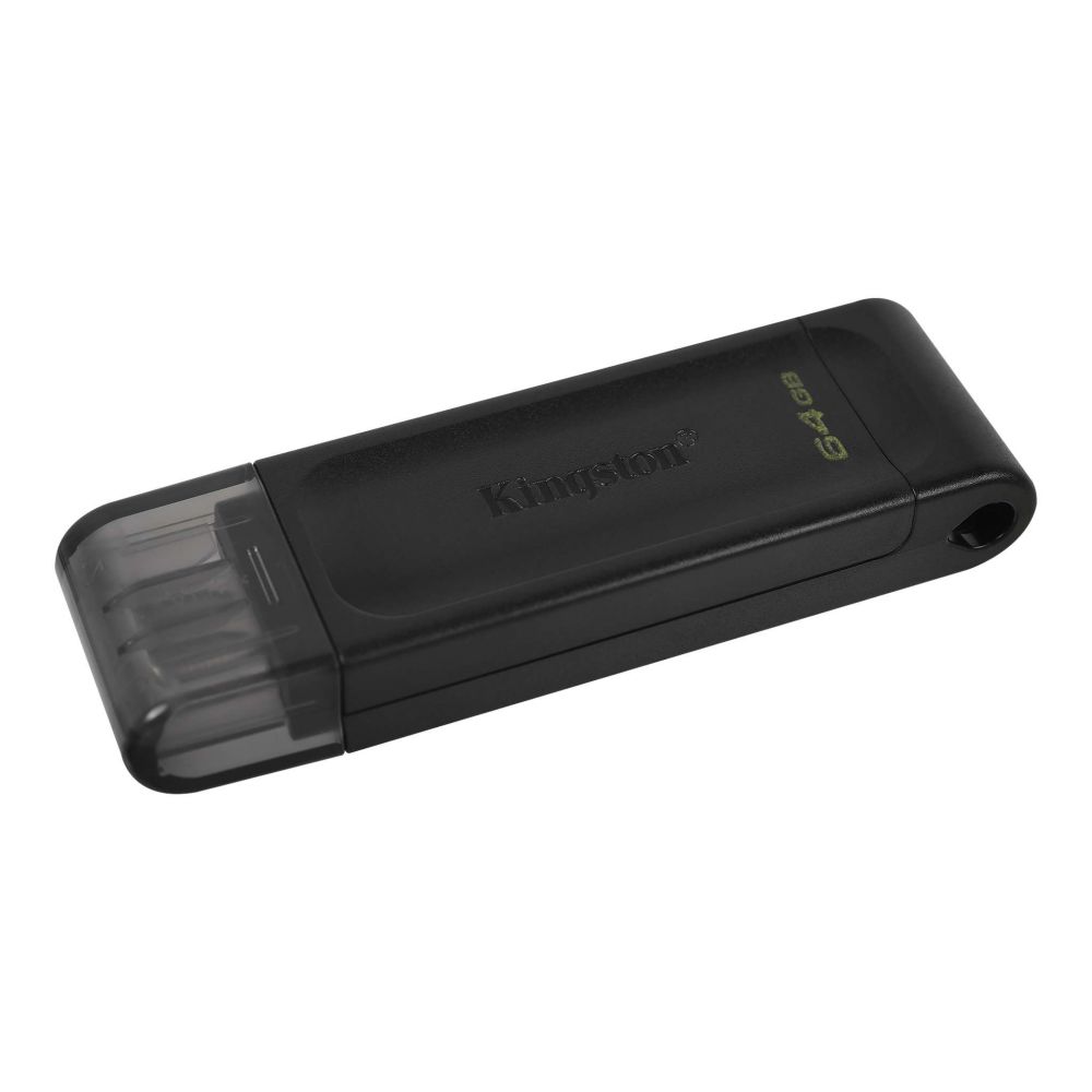 Memorie USB Flash Drive Kingston DataTraveler 70, 64GB, USB 3.2 Gen1, Negru