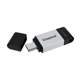 Memorie USB Flash Drive Kingston DataTraveler 80, 64GB, USB 3.2, Negru/Argintiu