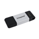 Memorie USB Flash Drive Kingston DataTraveler 80, 64GB, USB 3.2, Negru/Argintiu