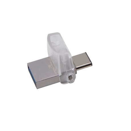 Memorie USB Flash Drive Kingston 128GB DT MicroDuo, USB 3.0, micro USB 3C
