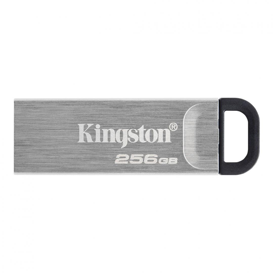 Memorie USB Flash Drive Kingston, DataTraveler Kyson, 256GB, USB 3.2, metalic