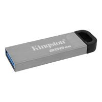 Memorie USB Flash Drive Kingston, DataTraveler Kyson, 256GB, USB 3.2, metalic