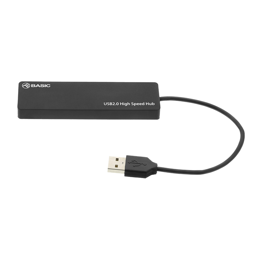 Hub USB 2.0 Tellur Basic, 4 port, Negru