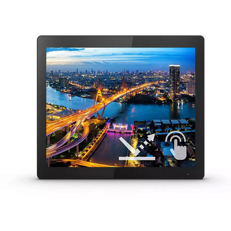 Monitor PHILIPS 152B1TFL, 15" Touch, TN, WLED, 4:3, 4 ms, negru