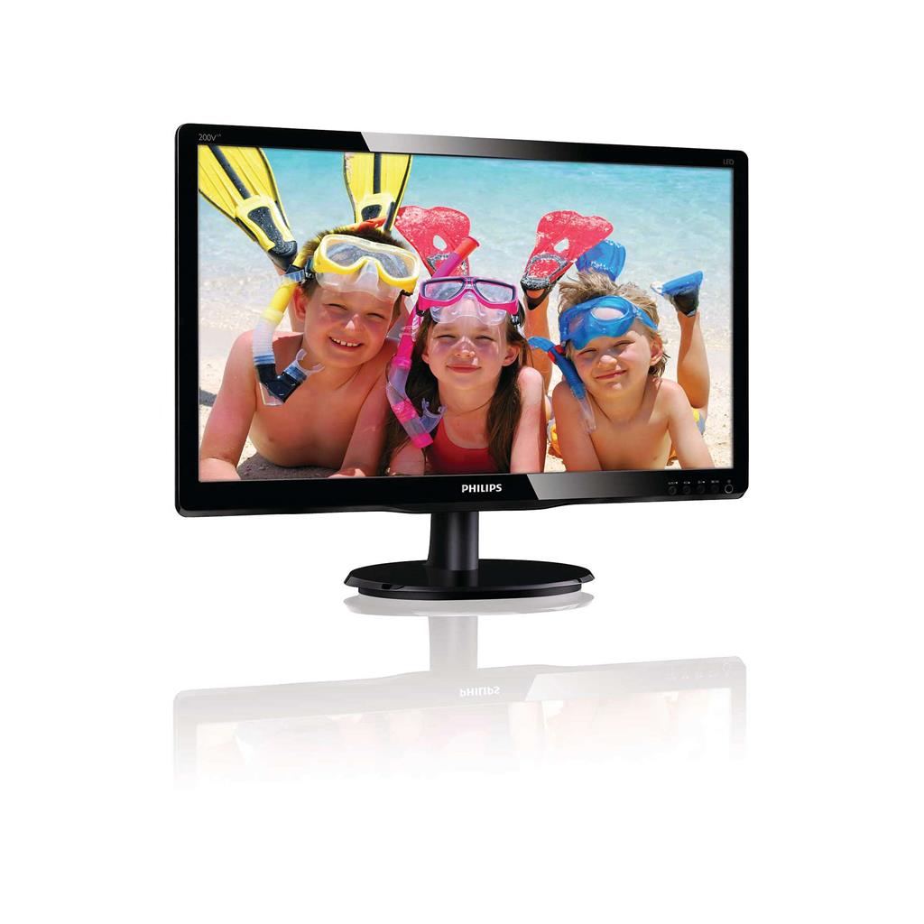Monitor Philips V-line 200V4LAB2, 19.5", VGA, DVI