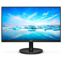 Monitor PHILIPS 221V8A, Full HD, 21.5", 4 ms, HDMI, VGA, Negru