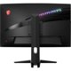 Monitor gaming curbat MSI Optix MAG272CQR, 27", 165 Hz, WQHD, 1 ms, HDMI, DisplayPort, USB, Negru