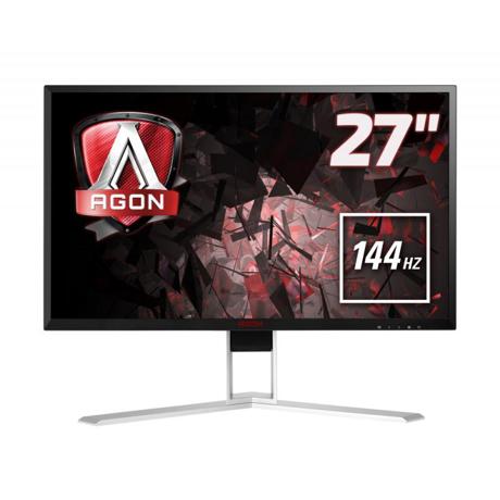 Monitor AOC AG271QX, 27", HDMI, D-SUB, USB, DVI, DP, VESA, Black-Red‎ 