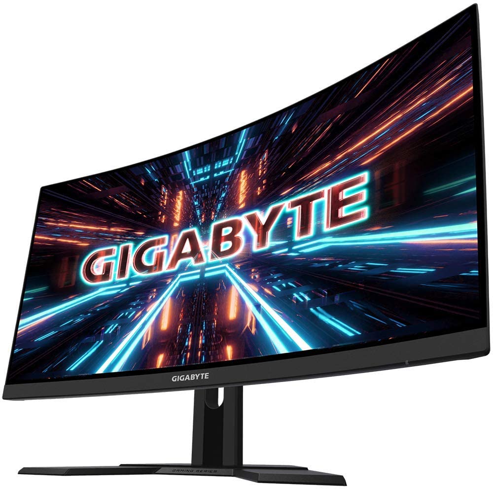 Monitor gaming curbat Gigabyte G27FC 27'', Full HD, 1 ms, 1‎65Hz, HDMI, DisplayPort, USB, Negru