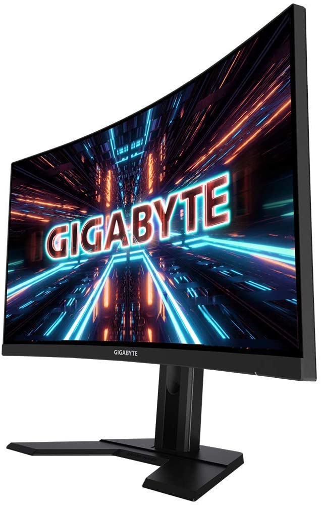Monitor gaming curbat Gigabyte G27FC 27'', Full HD, 1 ms, 1‎65Hz, HDMI, DisplayPort, USB, Negru