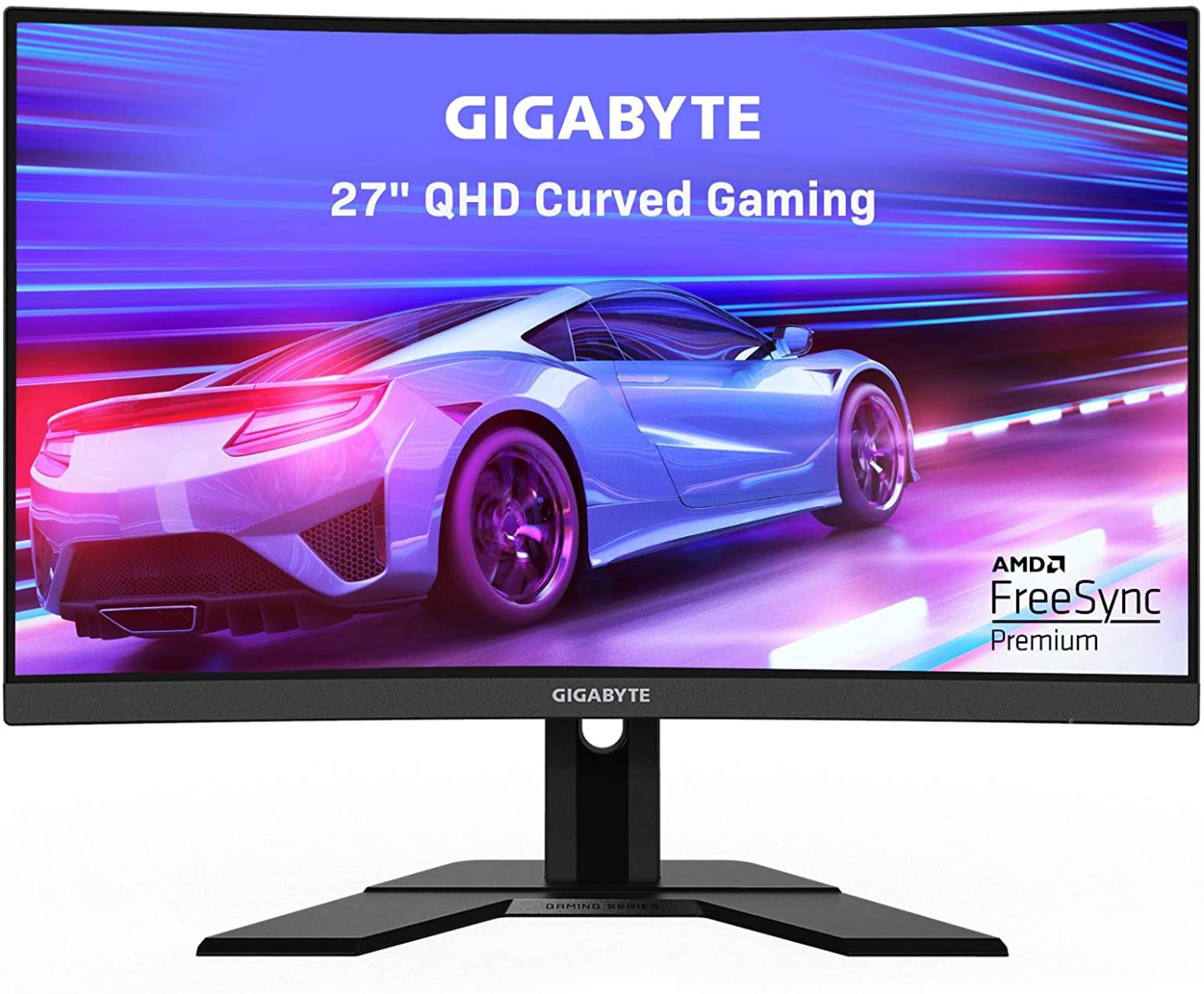 Monitor gaming curbat Gigabyte G27QC 27'', QHD, 1 ms, 1‎65Hz, HDMI, DisplayPort, USB, Negru