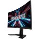 Monitor gaming curbat Gigabyte G27QC 27'', QHD, 1 ms, 1‎65Hz, HDMI, DisplayPort, USB, Negru
