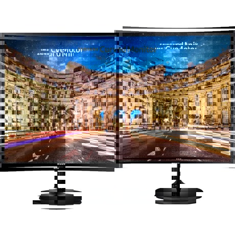Monitor Samsung LC24F390FHU LED Curbat 24 inch 4ms Black FreeSync