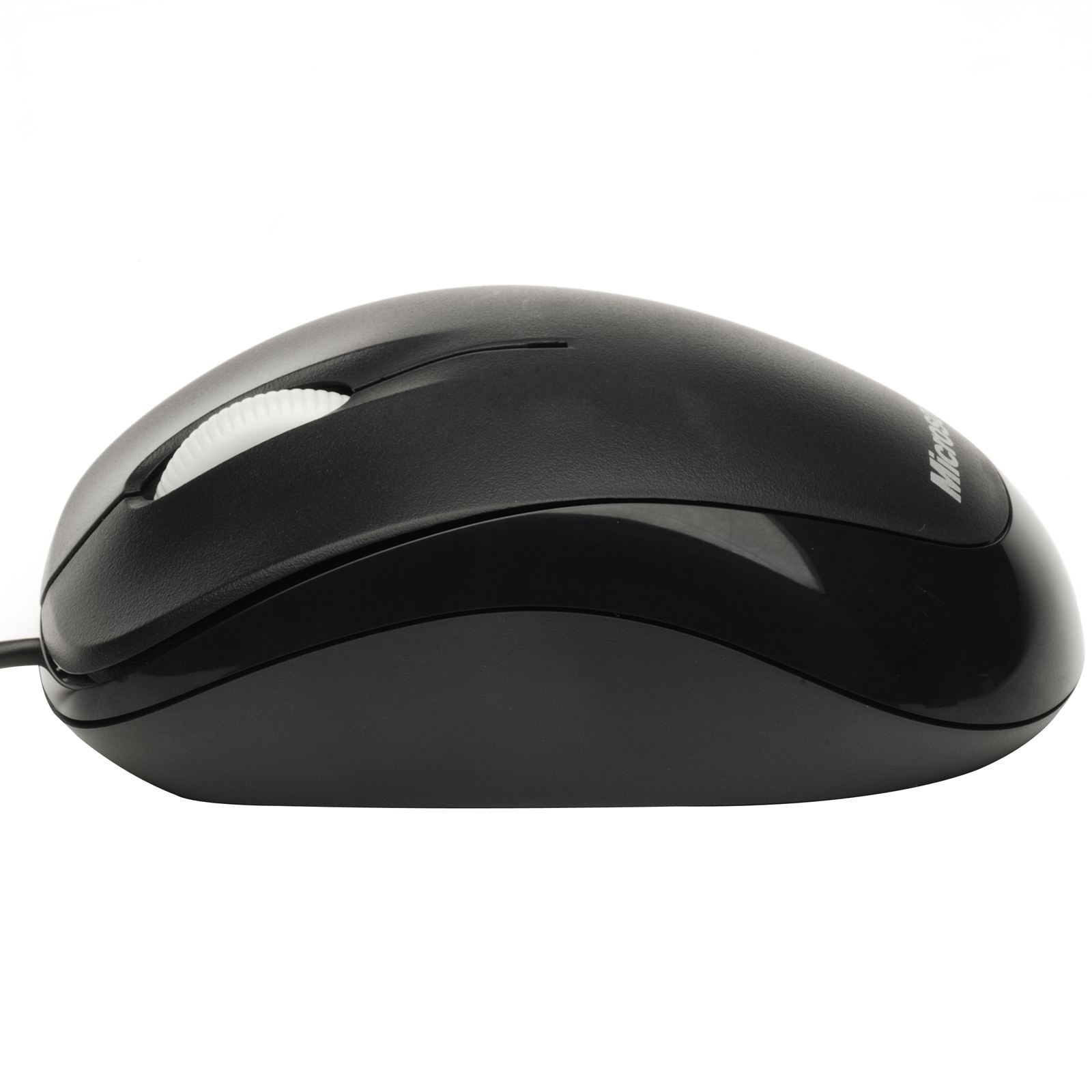 Mouse Microsoft Compact Optical cu fir, negru