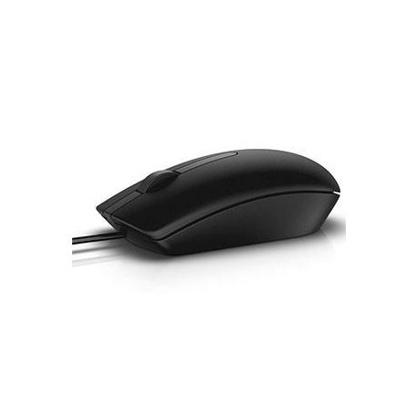 Mouse Dell MS116 3 Butoane, cu fir, 1000 dpi, interfata USB, Black
