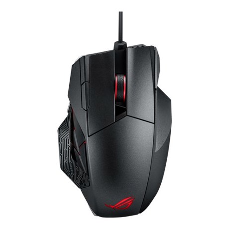 Mouse Asus ROG Spatha wireless, optic, 8200dpi, USB, cablu 2m, negru