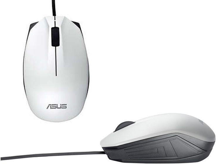 Mouse Asus UT280, alb, Optic, cu fir, USB, 1000 DPI, 3 Butoane